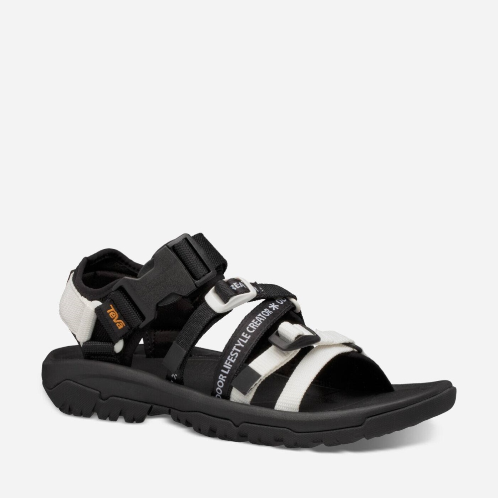 Teva Hurricane XLT2 Alp - Snow Peak - Men's Teva Sandals - Black / White | India (QAYW17598)